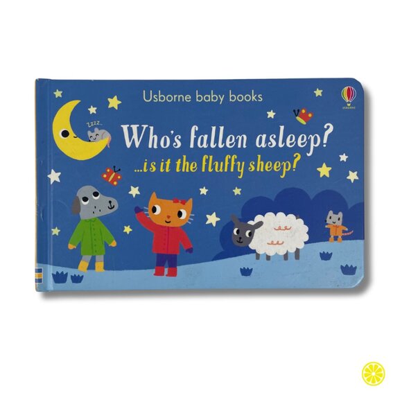🍋 4/$20  Who's Fallen Asleep Usborne Baby Books | Kids Books Childrens Books - Picture 2 of 6